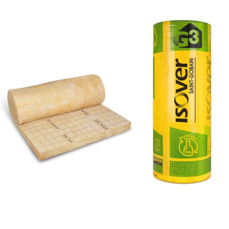 Een afbeelding van de Glaswol 2600x1200x160 Rd:4,55 (=3,12 m²) - Isoconfort 35