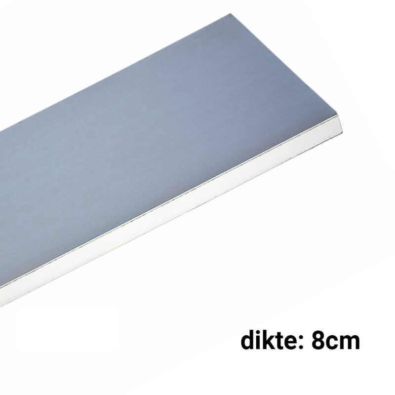 PIR + GIPS 2600x1200x80mm + 9,5 mm gips Rd:3.75 13pl/pak (=40,56 m²) Sis Reve SI